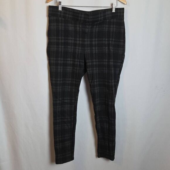 Time and True Black and Gray Plaid Pants - Picture 1 of 6